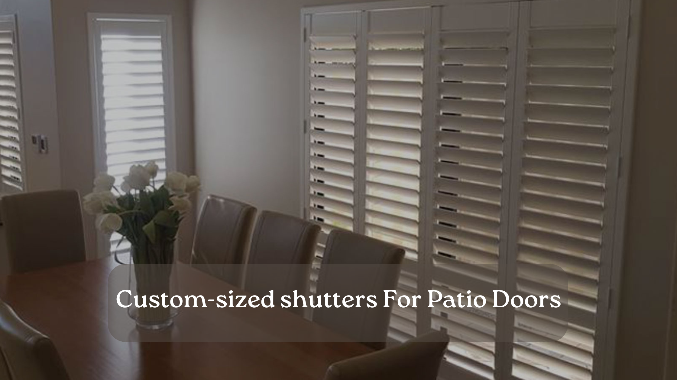 Can You Use Shutters For Patio Doors?
